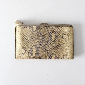 Michael Kors Python Embossed Leather Wallet